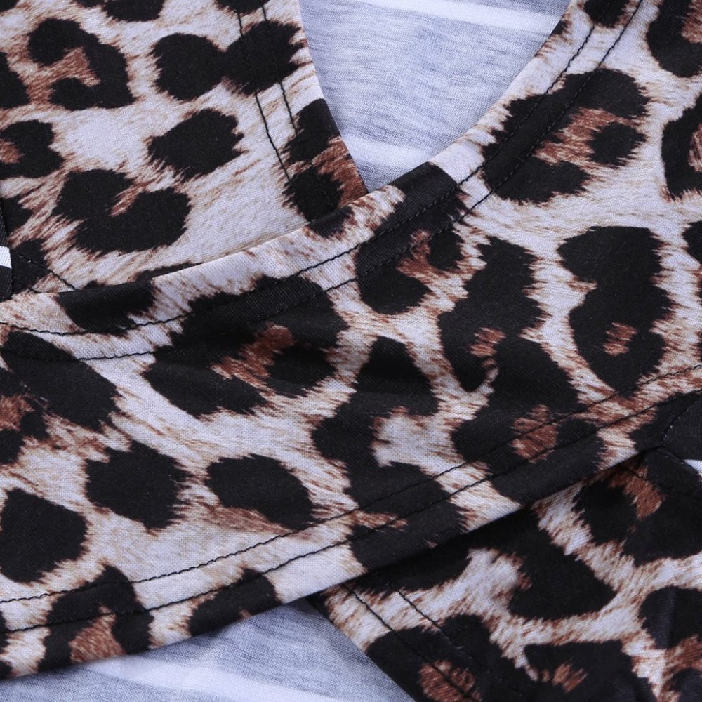 Leopard Open Back Tee - Picture 11 of 11